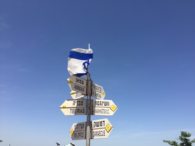 Wegweiser in Israel